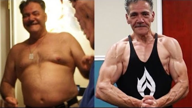 Άνδρας 136 κιλών μεταμορφώθηκε περνώντας μια ώρα την ημέρα στο γυμναστήριο